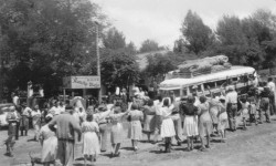 Despedida de Marineros en el vado del Rancho Viejo